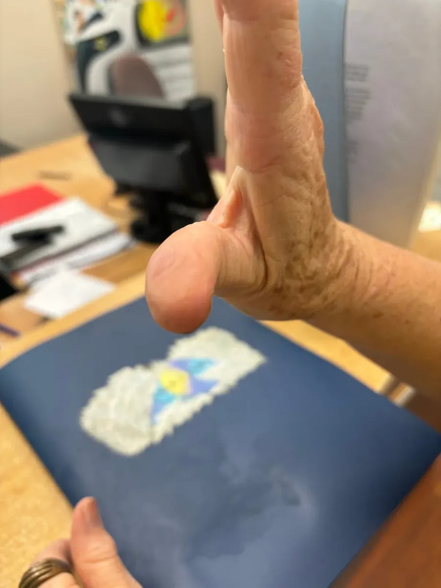 Sliced Thumb From Horse Tooth